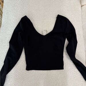 Lululemon Black V-Neck Top